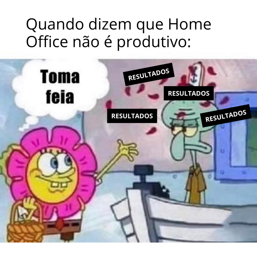 Meme engraçado de volta ao escritório