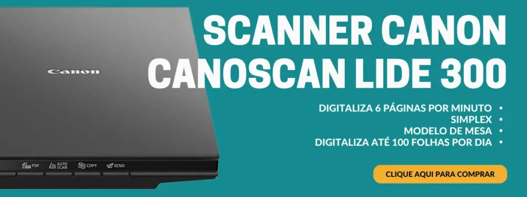 Scanner Canon Lide 300 – Netscan Digital