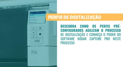 Perfis de digitalização dá para configurar por tipo de documento