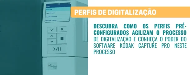 Perfis de digitalização dá para configurar por tipo de documento