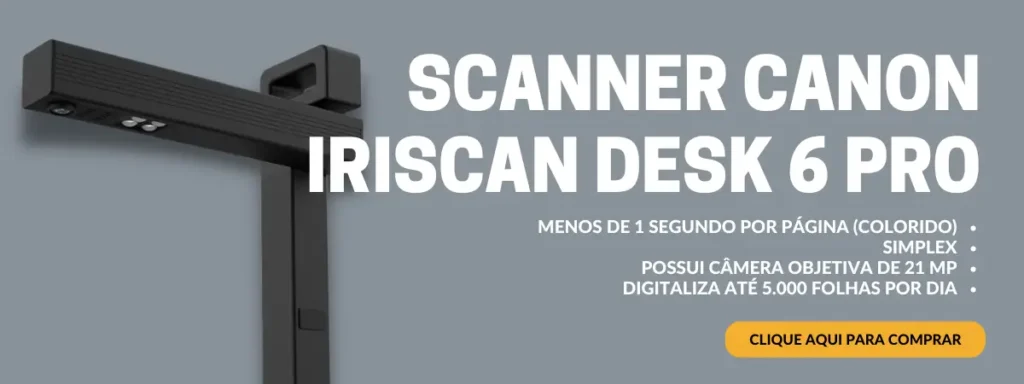 Scanner Planetário Scanner Canon IRIScan Desk 6 PRO