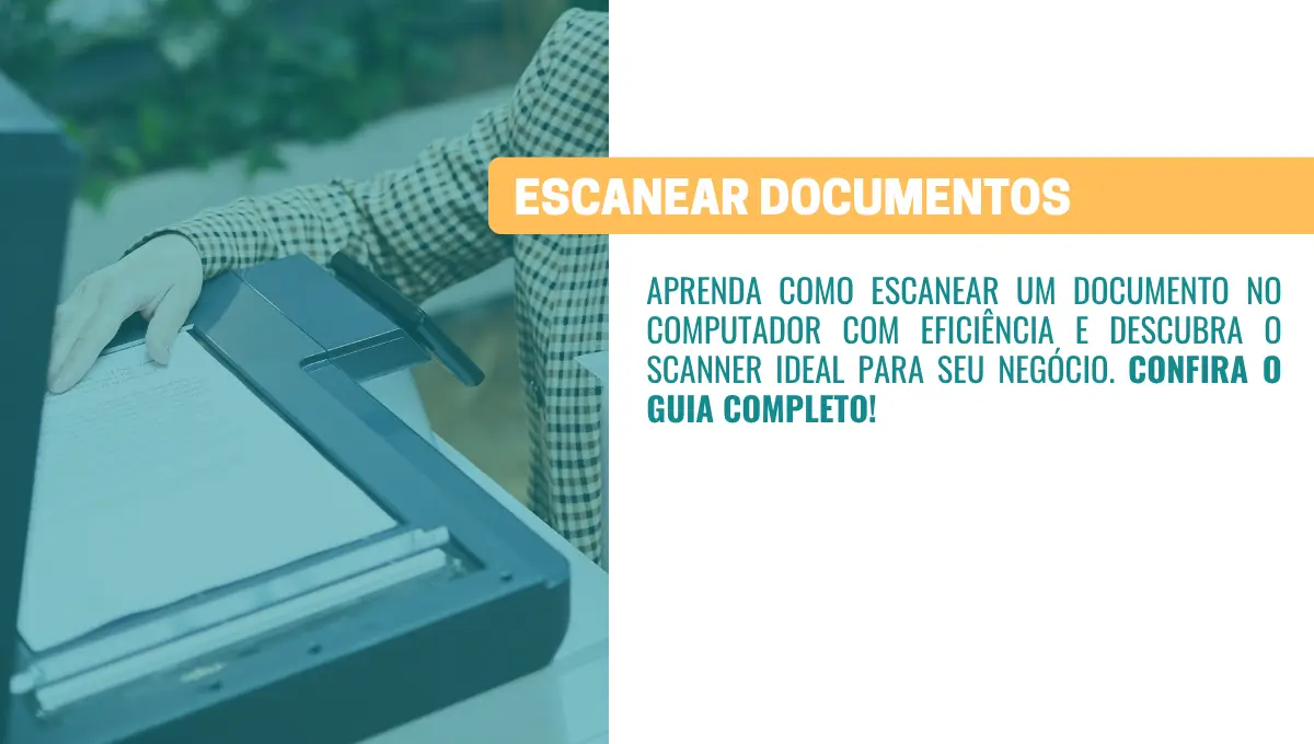 Como escanear um documento no computador?