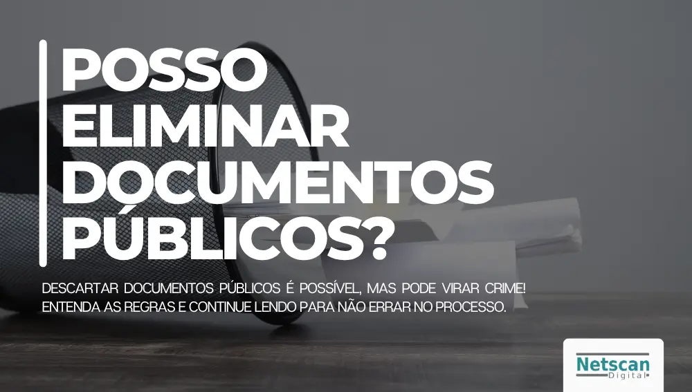 Posso eliminar documentos públicos