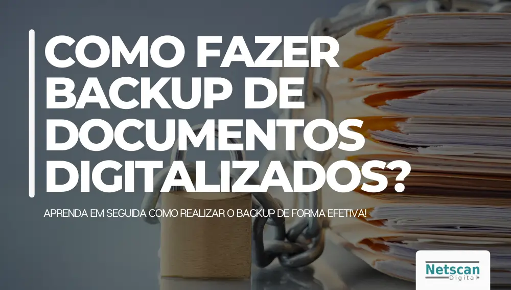 backup de documentos digitalizados
