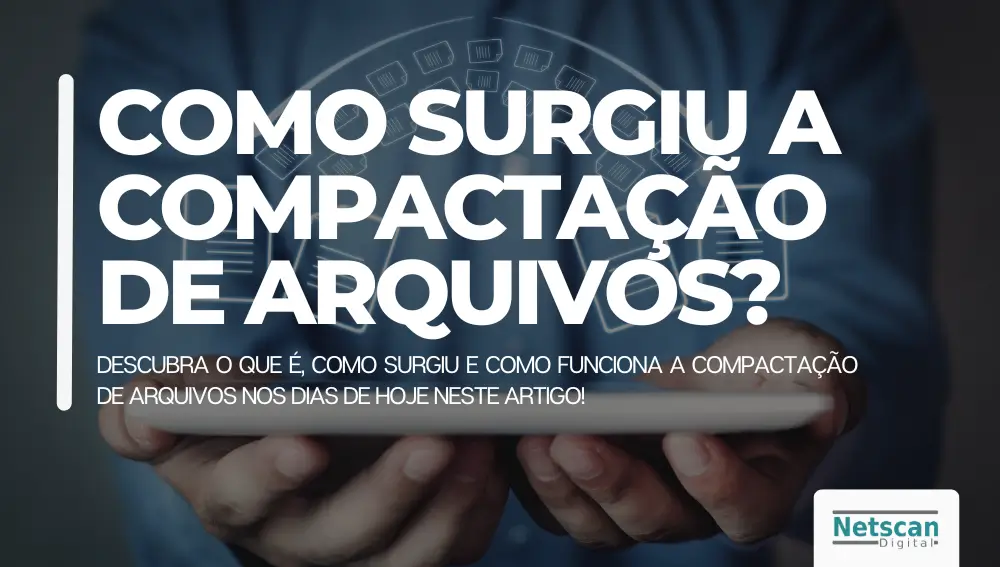 como surgiu a compactação de arquivos