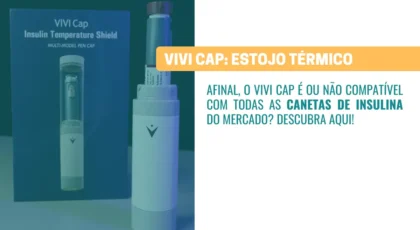 O VIVI Cap é compatível com todo tipo de caneta de insulina