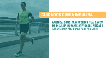 Como transportar a caneta de insulina durante atividades físicas
