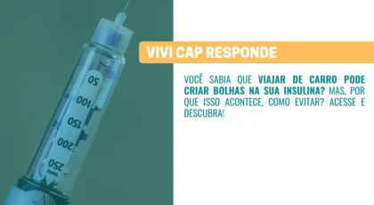 VIVI Cap responde a insulina pode criar bolhas em viagens de carro